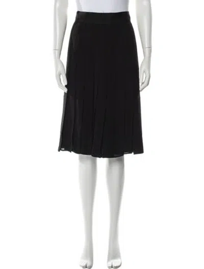 Pre-owned Weill Midi Length Skirt In Black