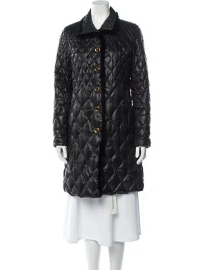 Pre-owned Weill Nylon Faux Fur Jacket In Black