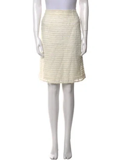 Pre-owned Weill Nylon Knee-length Skirt In Neutral