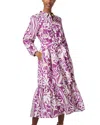 Weill Oriano Shirt Dress In Purple