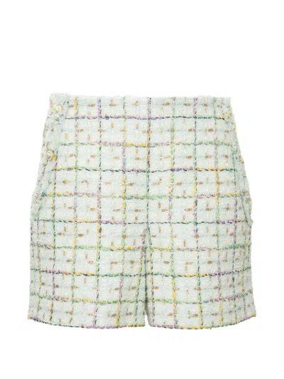 Weill Paris Pastel Tweed Shorts In Multi