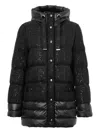 Weill Paris Tweed Down Jacket In Black