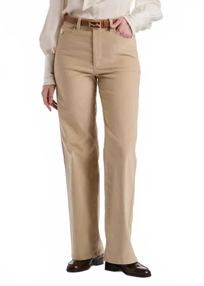 Weill Wide-leg Corduroy Jeans In Beige In Neutral