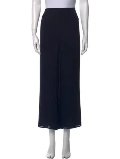 Pre-owned Weill Wide Leg Pants In Blue