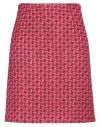 Weill Woman Mini Skirt Fuchsia Size 16 Synthetic Fibers, Cotton, Acrylic, Polyester, Virgin Wool