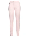Weill Woman Jeans Light Pink Size 6 Cotton, Elastane