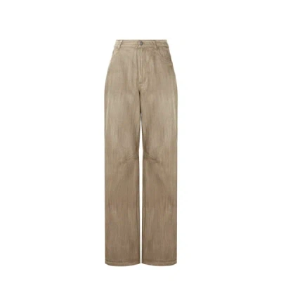 Weinsanto Wide-leg Jeans In Brown