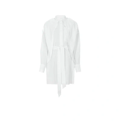 Weinsanto Cotton Mini Dress In White