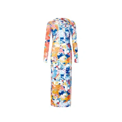 Weinsanto Printed Maxi Dress In Multi