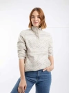 Weird Fish Amy Microfleece Sweatshirt In Blue