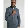 Weird Fish Baxter Fine Knit 1/4 Zip Jumper