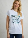 Weird Fish Beach Run Front Print Graphic T-shirt