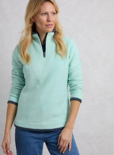 Weird Fish Beye 1/4 Zip Grid Fleece