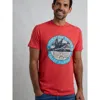 Weird Fish Coasting Front Print Graphic T-shirt