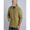 Weird Fish Cruiser 1/4 Zip Macaroni Sweatshirt