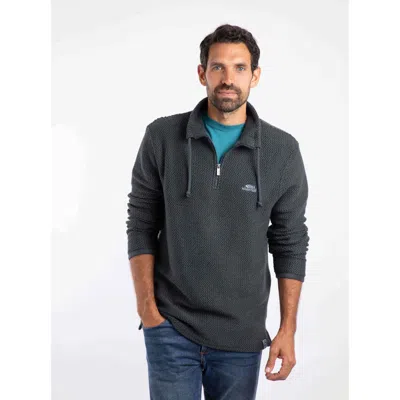 Weird Fish Cruiser 1/4 Zip Macaroni Sweatshirt In Green
