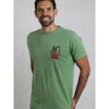 Weird Fish Fish Fighters Back Print Artist T-shirt