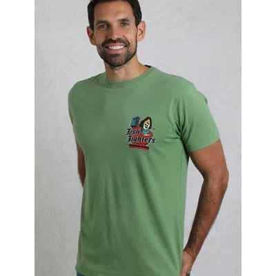 Weird Fish Fish Fighters Back Print Artist T-shirt