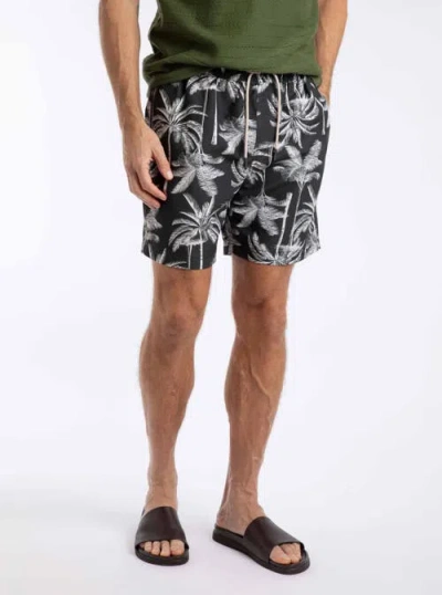 Weird Fish Orcha Premium Swim Shorts In Black