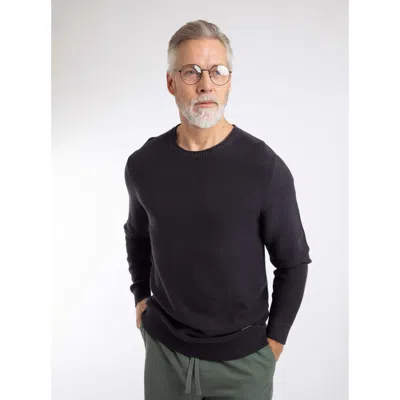 Weird Fish Rhett Crew Neck Knitted Jumper In Blue