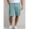 Weird Fish Rigney Cargo Shorts In Blue