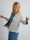 Weird Fish Santosh Cropped Macaroni Kimono Cardigan