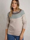 Weird Fish Sinatra Patterned Knit Jumper