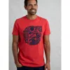 Weird Fish Summer Sector Graphic T-shirt In Red