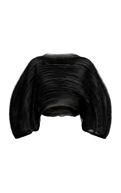 Weise Duna Sculpted Top In Black