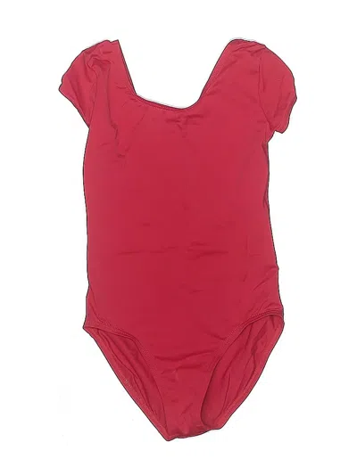 Pre-owned Weissman Kids' Short Sleeve Onesie In Burgundy