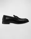 WEITZMAN MEN'S CLUB BRUSHED LEATHER SLIP-ON LOAFERS