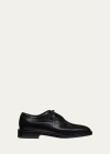 Weitzman Men's Royce Brushed Calfskin Oxford Loafers In Black