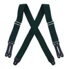 Welch Men's Big & Tall Elastic Button End Work Suspenders In Green