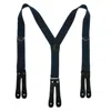 Welch Men's Big & Tall Elastic Button-end Y-back Suspenders In Blue