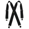 Welch Men's Big & Tall Elastic Clip-end 2 Inch Work Suspenders In Black