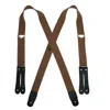 Welch Men's Elastic Button End Double Face Suspenders In Multi