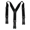 Welch Men's Elastic Button-end Y-back 2 Inch Work Suspenders In Black