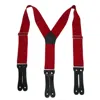 Welch Men's Elastic Button-end Y-back 2 Inch Work Suspenders In Red