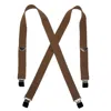 Welch Men's Elastic Clip End Double Face Suspenders In Multi