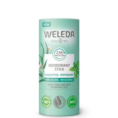 Weleda Deodorant Stick Eucalyptus And Peppermint 50g In White