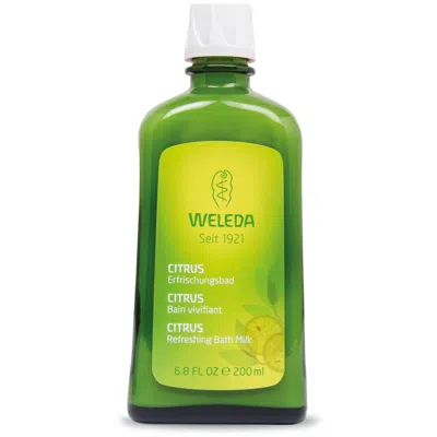 Weleda Refreshing Bath Milk - Citrus 200ml In White