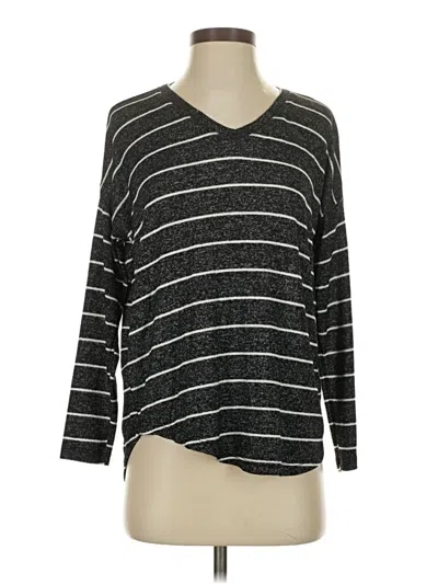 Pre-owned Well Worn 3/4 Sleeve T-shirt In Gray