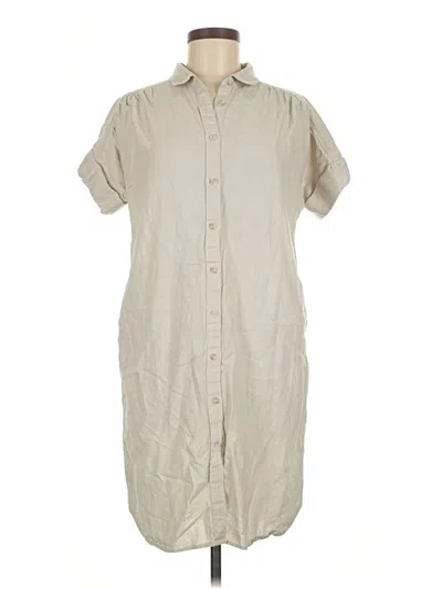 Pre-owned Well Worn Casual Dress In Brown
