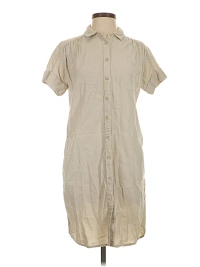 Pre-owned Well Worn Casual Dress In Tan