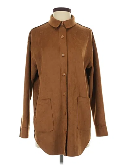 Pre-owned Well Worn Coat In Brown