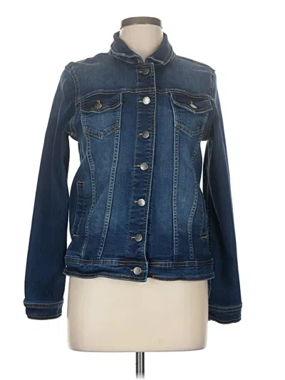 Pre-owned Well Worn Denim Jacket In Blue
