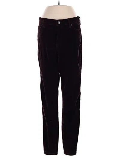 Pre-owned Well Worn Jeans In Burgundy
