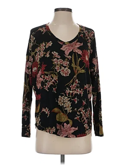 Pre-owned Well Worn Long Sleeve T-shirt In Black