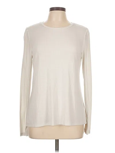Pre-owned Well Worn Long Sleeve T-shirt In Ivory