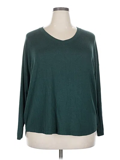Pre-owned Well Worn Pullover Sweater In Teal